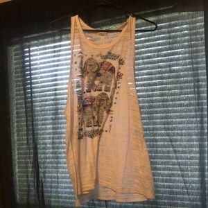 Tank top, more like a bathing suit cover up